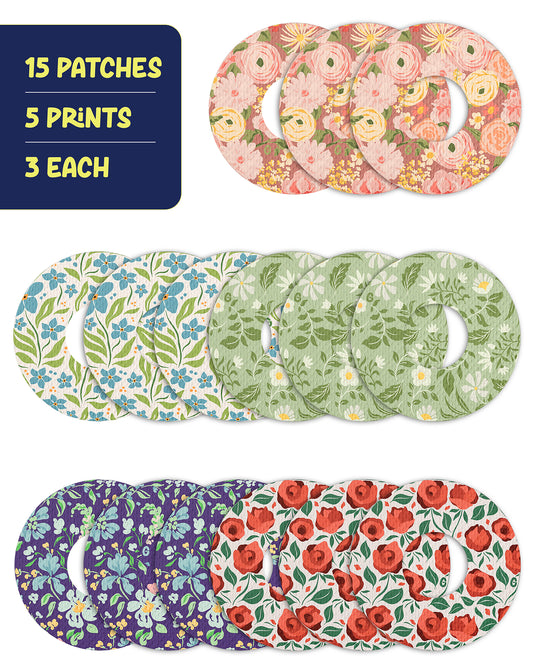 EXTREME - Universal Adhesive Patches - Floral (15 Pack)