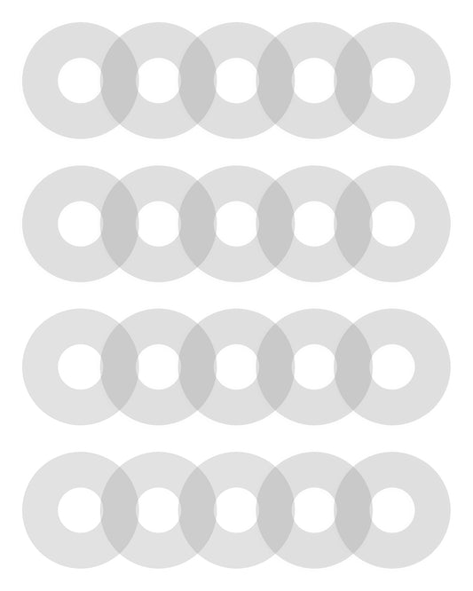 CLEAR - Universal Adhesive Patches (20 Pack)