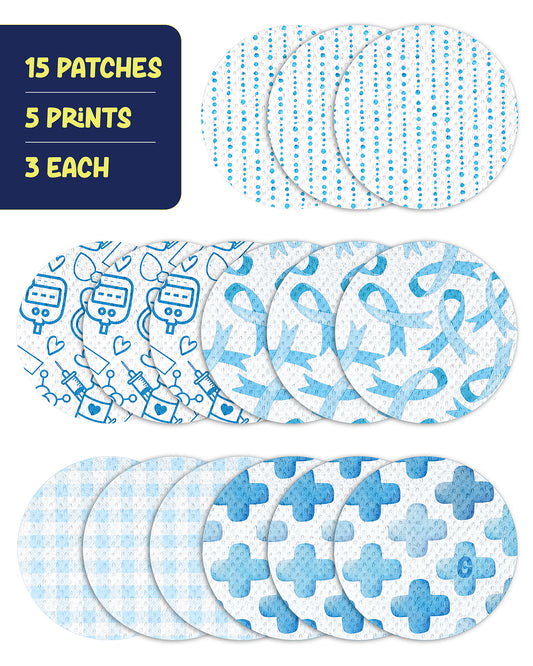 EXTREME - Libre 3/3+ Adhesive Patches - T1D Awareness (15 Pack)