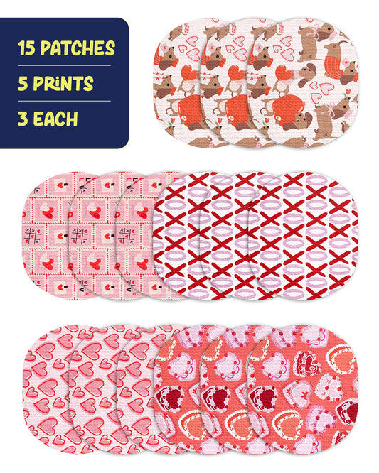 EXTREME - Medtronic Guardian Adhesive Patches - Valentine (15 Pack)