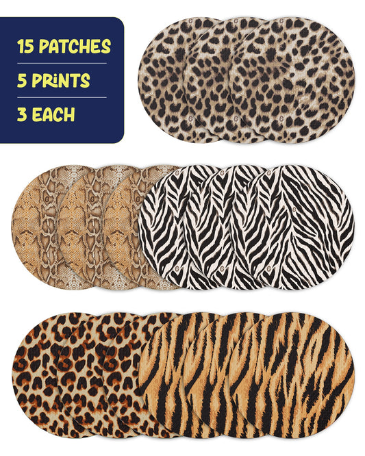 EXTREME - Dexcom G7 and Stelo Adhesive Patches - Animal Prints (15 Pack)