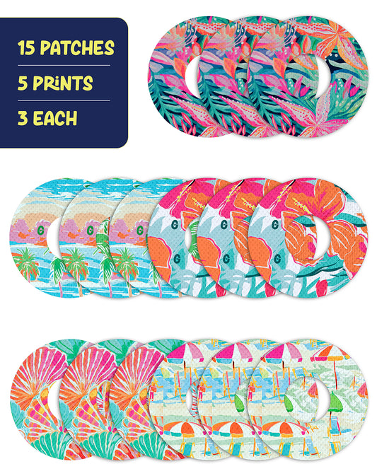EXTREME - Infusion Sets & Universal Adhesive Patches - Tropical (15 Pack)