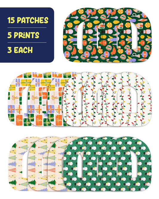 EXTREME - Omnipod Adhesive Patches - Christmas (15 Pack)