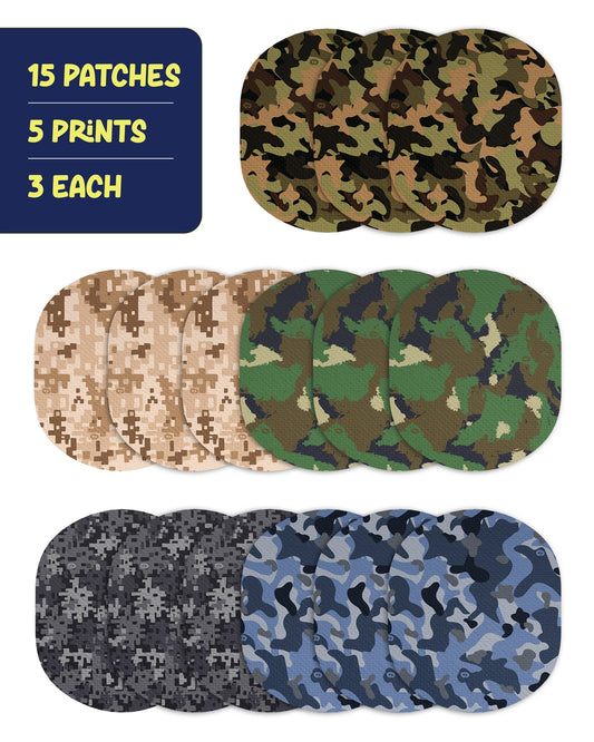 EXTREME - Medtronic Guardian Adhesive Patches - Camo (15 Pack)