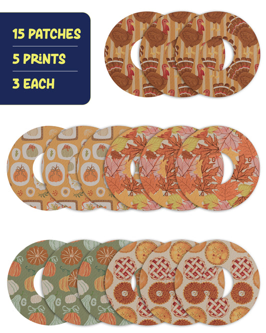 EXTREME - Infusion Sets & Universal Adhesive Patches - Thanksgiving (15 Pack)