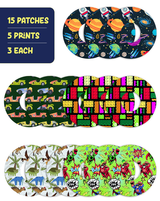 EXTREME - Infusion Sets & Universal Adhesive Patches - Boy (15 Pack)