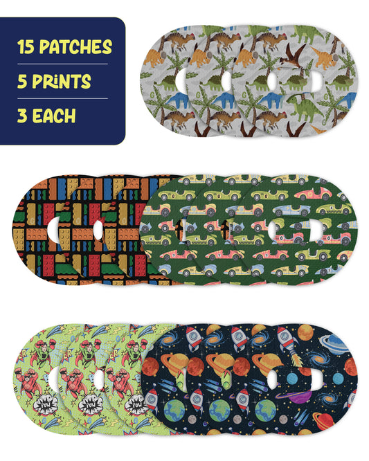 EXTREME - Dexcom G6 Adhesive Patches - Boy (15 Pack)