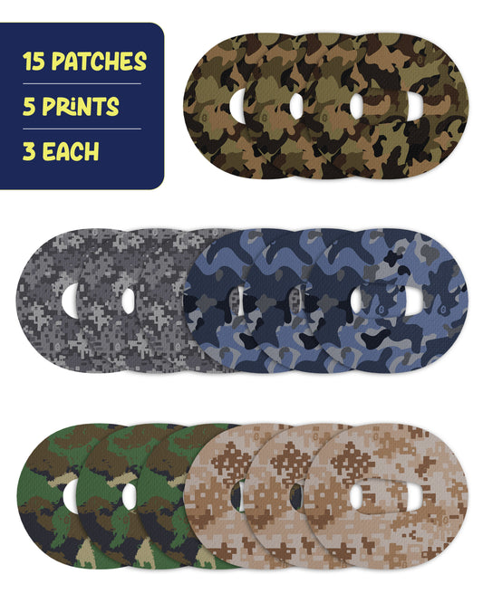 EXTREME - Dexcom G6 Adhesive Patches - Camo (15 Pack)
