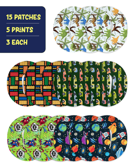 EXTREME - Dexcom G6 Adhesive Patches - Boy (15 Pack)