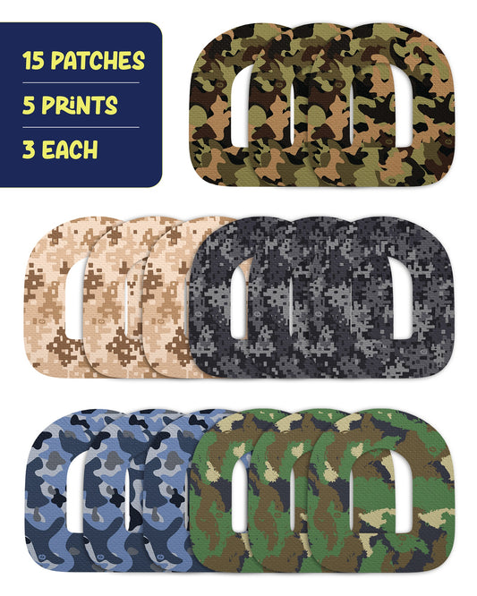 EXTREME - Omnipod Adhesive Patches - Camo (15 Pack)