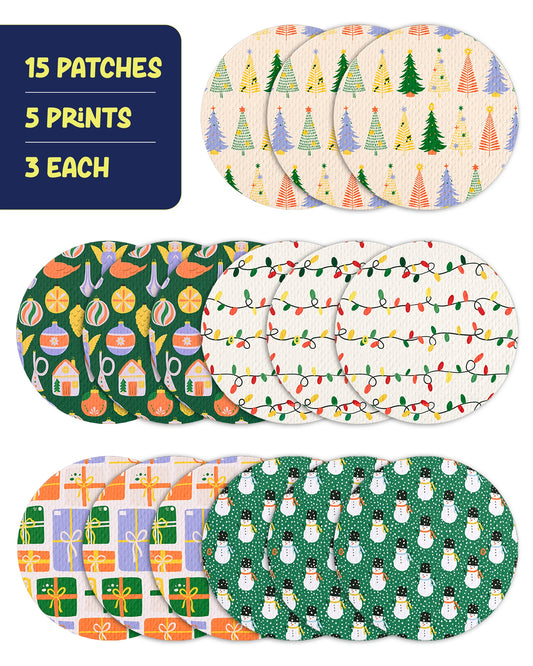 EXTREME - Libre 2/2+ and Lingo Adhesive Patches - Christmas (15 Pack)