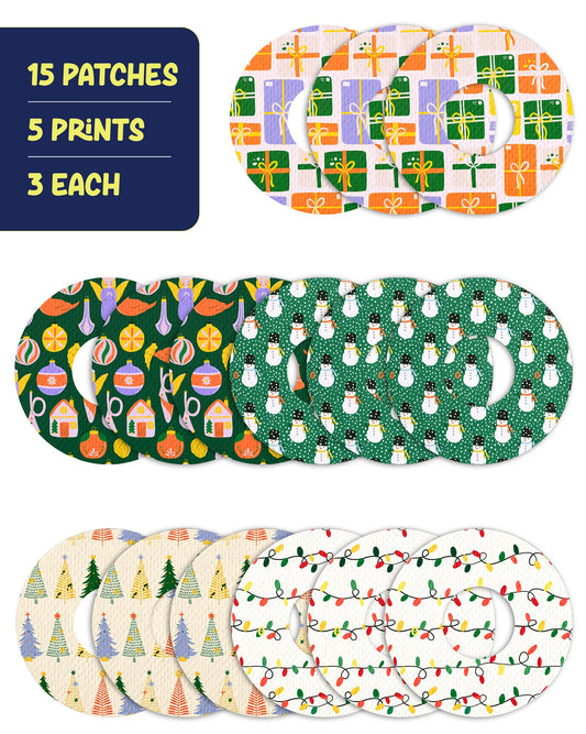 EXTREME - Infusion Sets & Universal Adhesive Patches - Christmas (15 Pack)