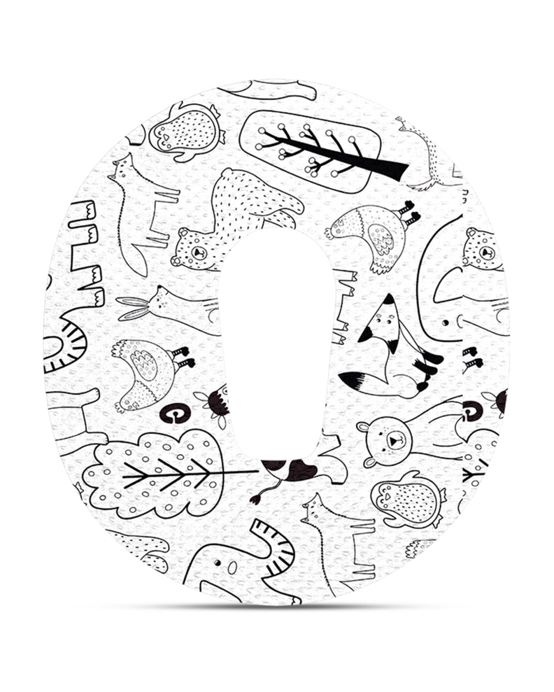 EXTREME - Dexcom G6 Adhesive Patches - Doodle (15 Pack)