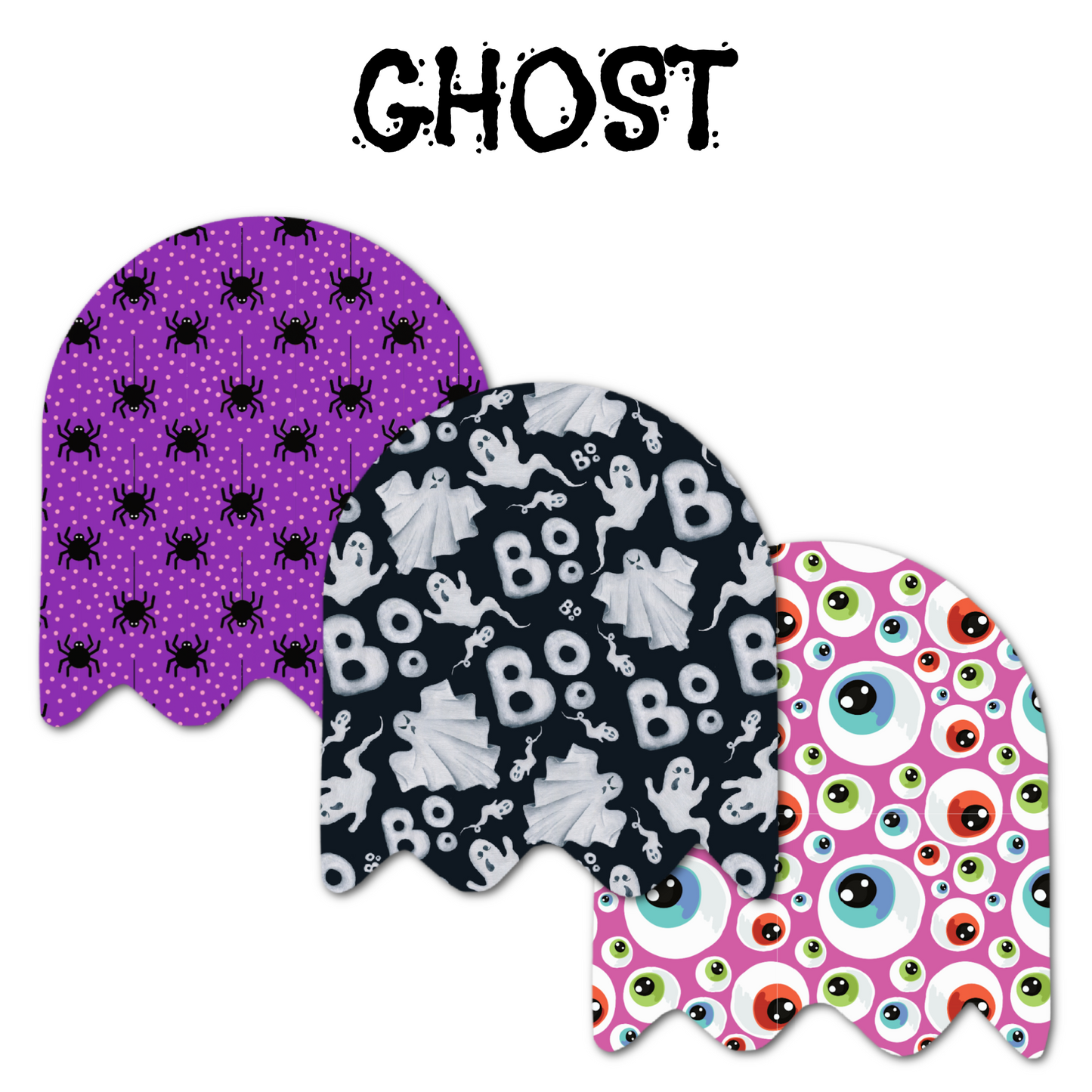 Halloween Ghost Combo - Extreme Adhesive - 3 Pack - CGM, Infusion & Pump Grips