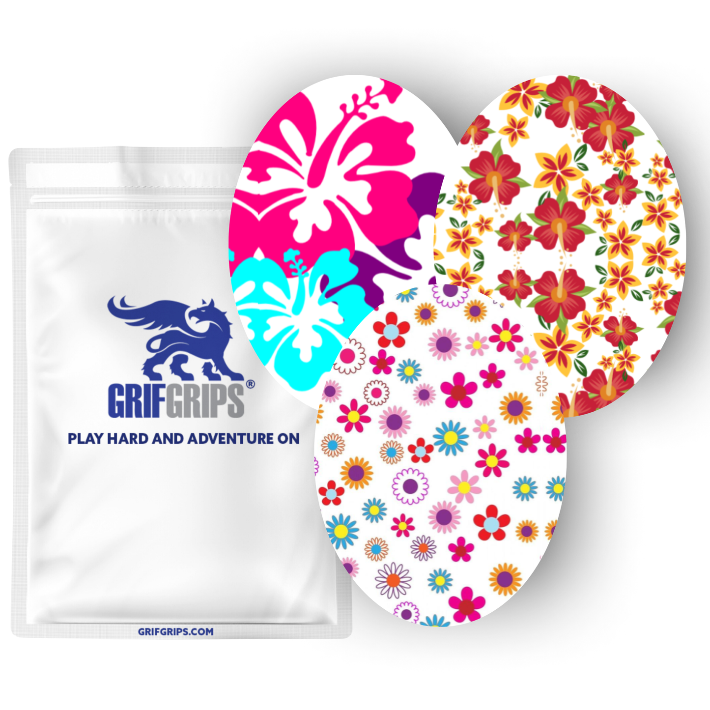 Choose your Theme Combo in Ovals - Extreme Adhesive - 15 Pack - CGM Devices, Infusion Sets & Pump Grips