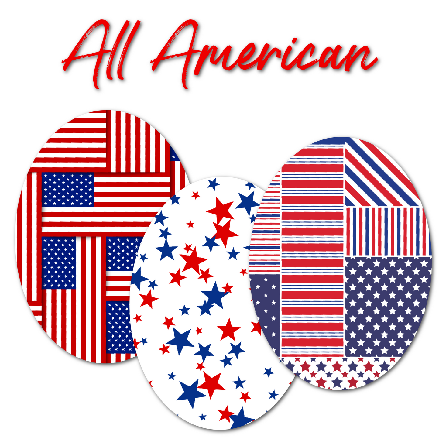 One Great Nation Combo in Ovals - Extreme Adhesive - 15 Pack - CGM, Infusion & Pump Grips