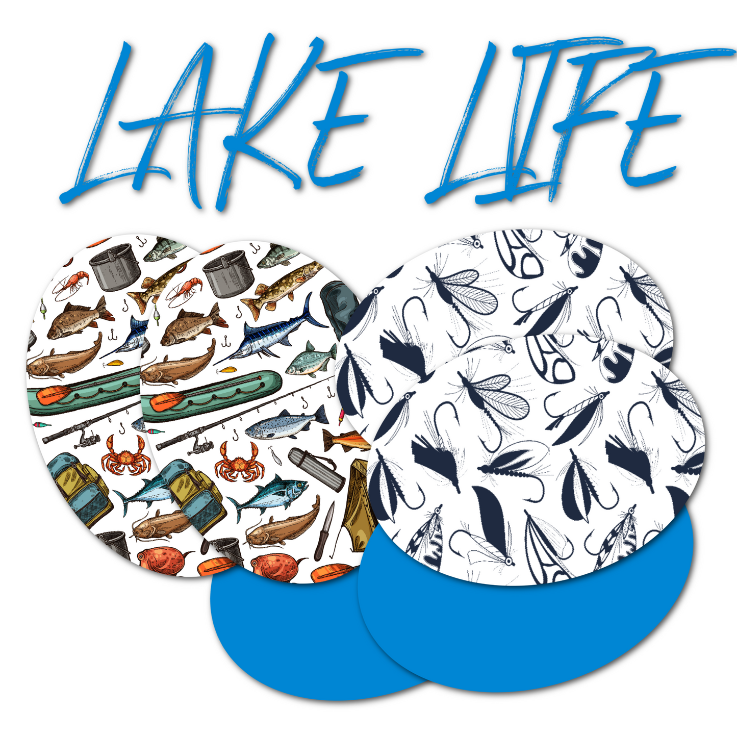 Outdoor Living Combo in Ovals - Extreme Adhesive - 15 Pack - CGM Devices, Infusion Sets & Pump Grips