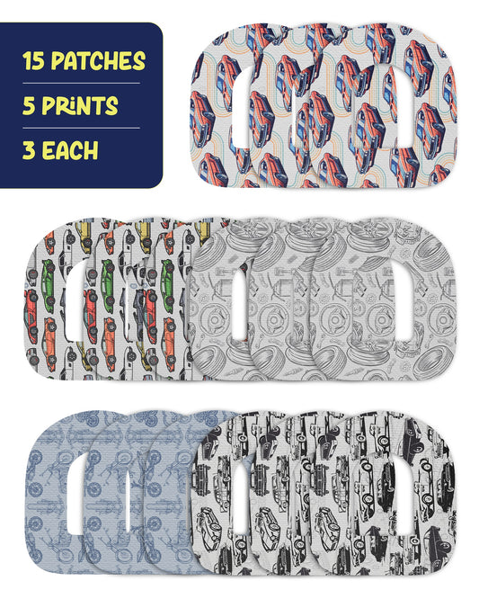 EXTREME - Omnipod Adhesive Patches - Cars (15 Pack)