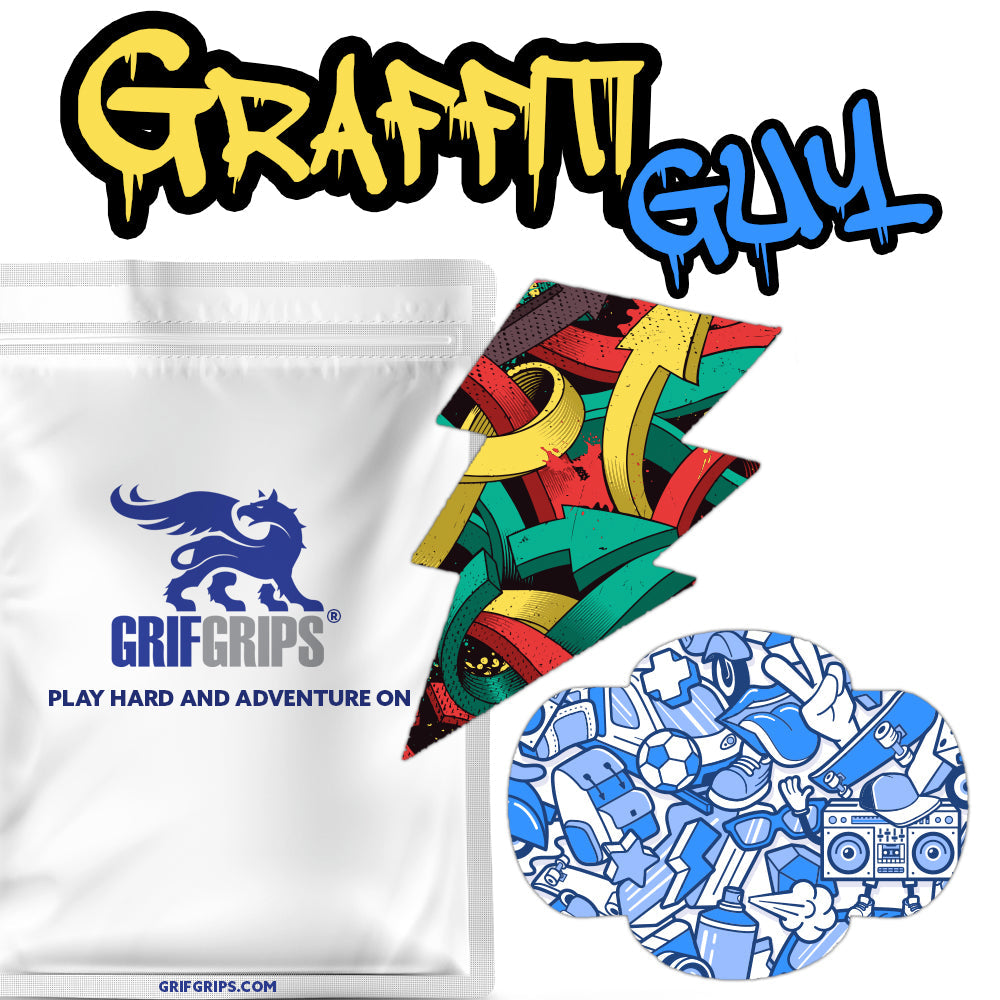 Graffiti Guy - Power-X Formula - Bolt and Wrap Shapes (15 Pack) - GrifGrips