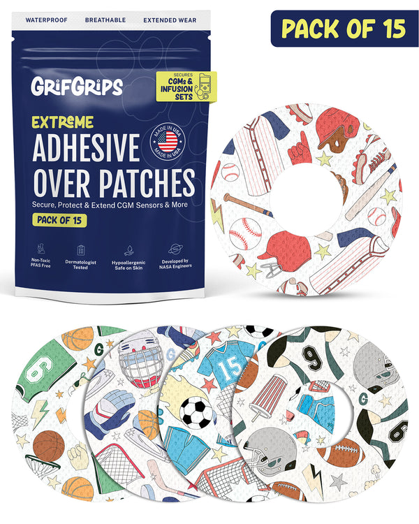 EXTREME - Universal Adhesive Patches - Sports (15 Pack)