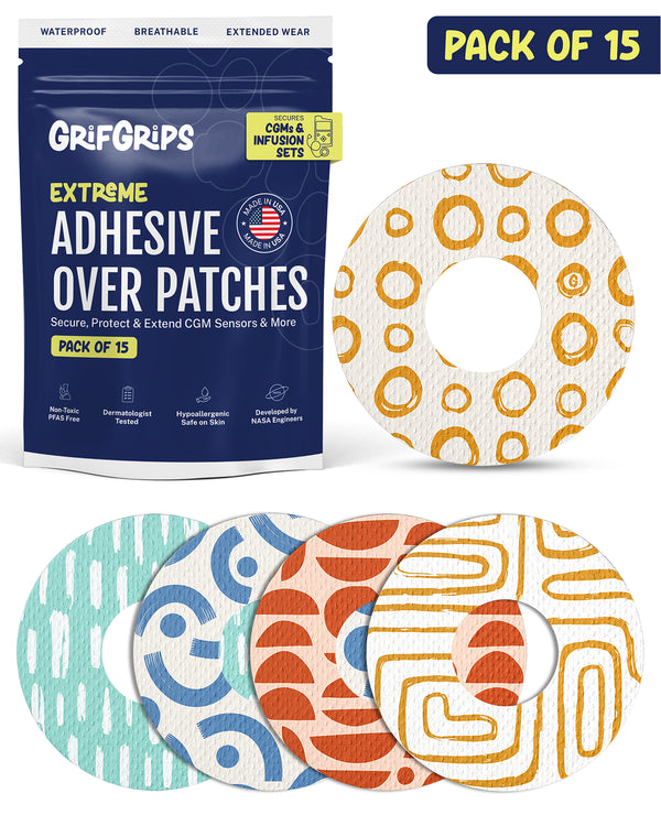 EXTREME - Universal Adhesive Patches - Abstract (15 Pack)