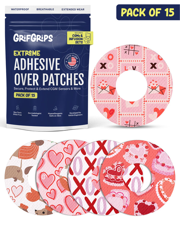 EXTREME - Universal Adhesive Patches - Valentine (15 Pack)