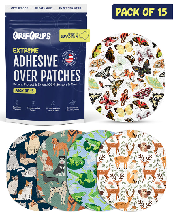 EXTREME - Medtronic Guardian Adhesive Patches - Animals (15 Pack)