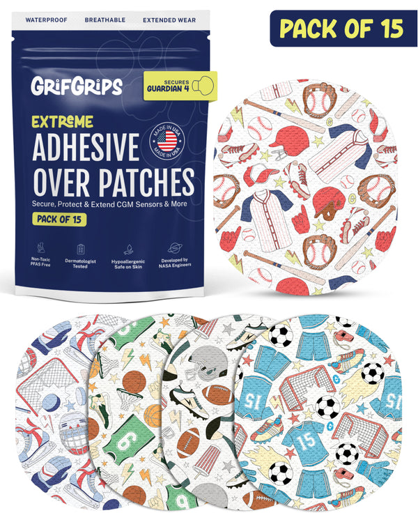 EXTREME - Medtronic Guardian Adhesive Patches - Sports (15 Pack)