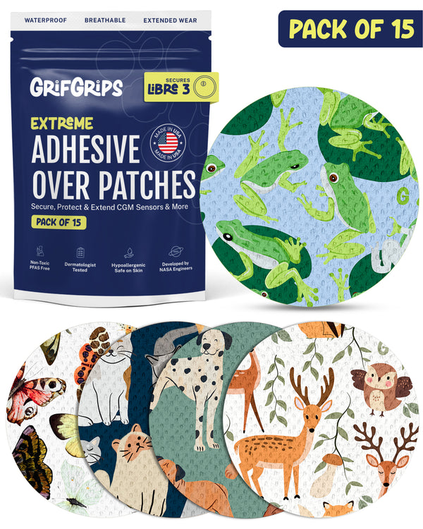 EXTREME - Libre 3/3+ Adhesive Patches - Animals (15 Pack)