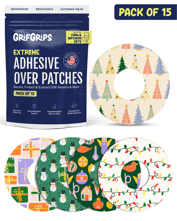 EXTREME - Universal Adhesive Patches - Christmas (15 Pack)