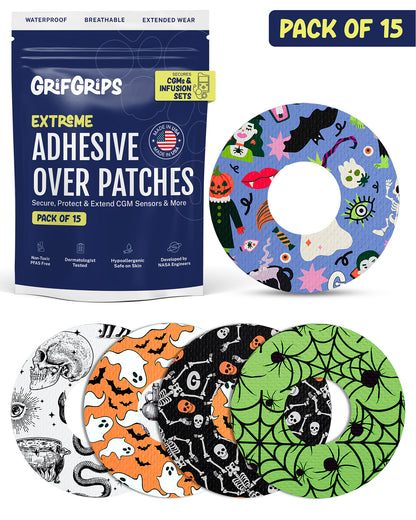 EXTREME - Universal Adhesive Patches - Halloween (15 Pack)