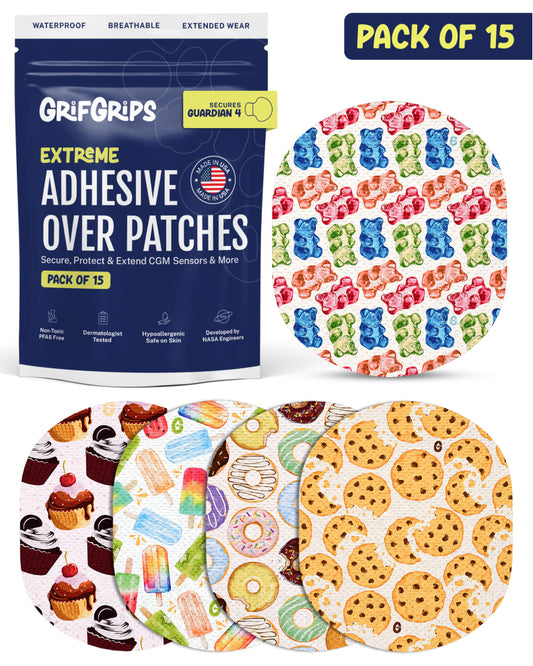 EXTREME - Medtronic Guardian Adhesive Patches - Foodie (15 Pack)