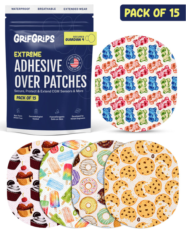 EXTREME - Medtronic Guardian Adhesive Patches - Foodie (15 Pack)