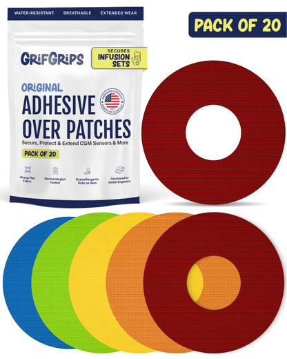 ORIGINAL - Universal Adhesive Patches - Multicolor (20 Pack)