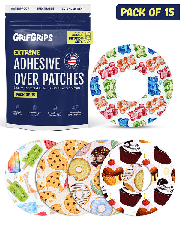 EXTREME - Universal Adhesive Patches - Foodie (15 Pack)