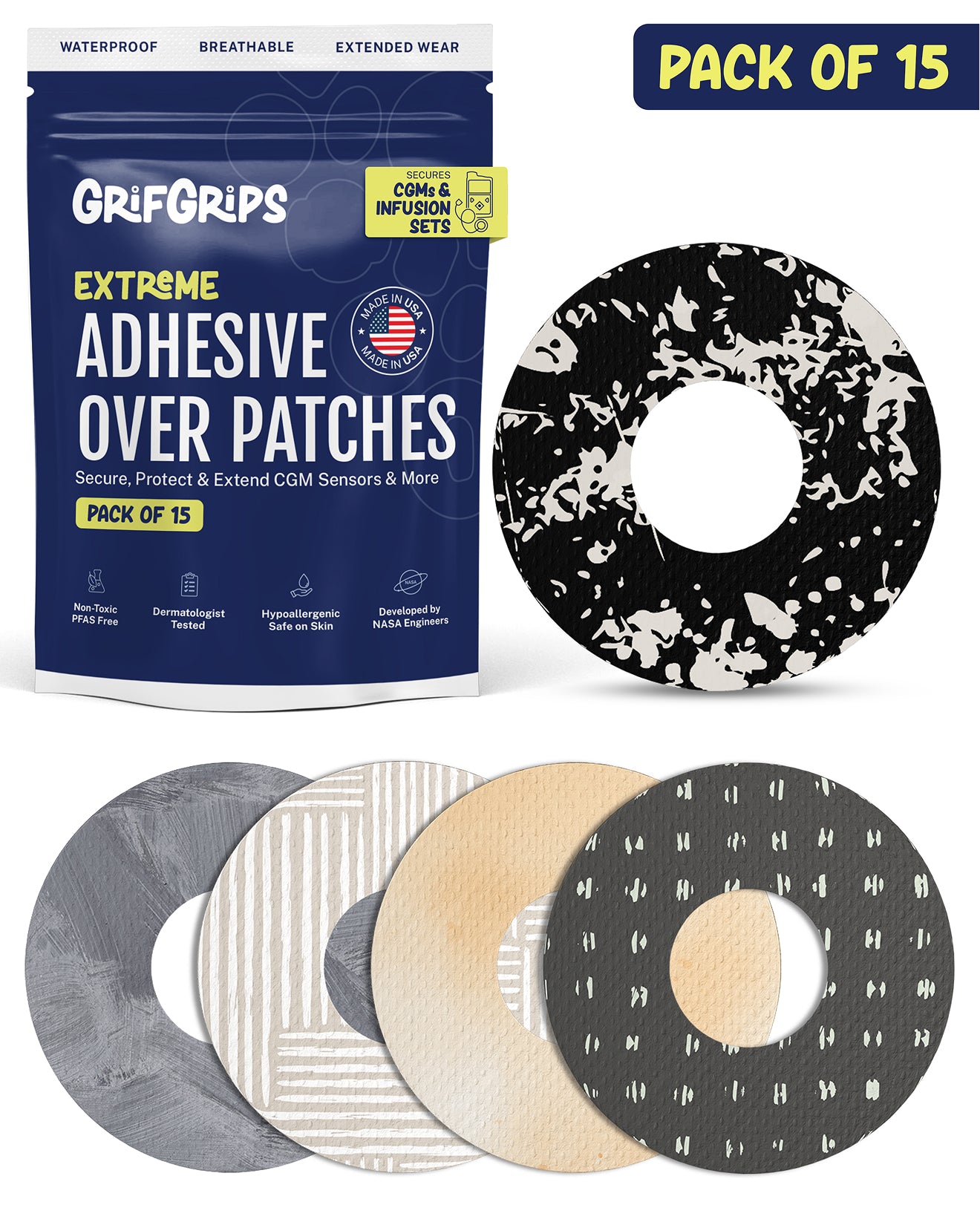 EXTREME - Universal Adhesive Patches - Neutral (15 Pack)