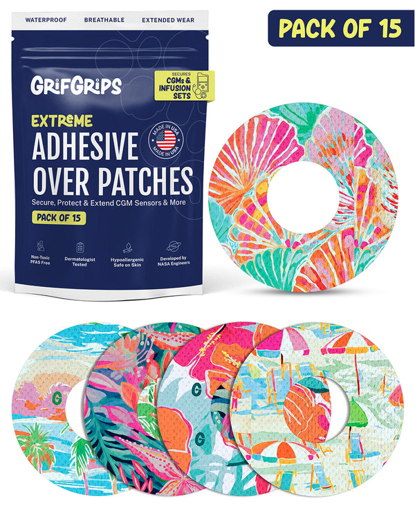 EXTREME - Universal Adhesive Patches - Tropical (15 Pack)