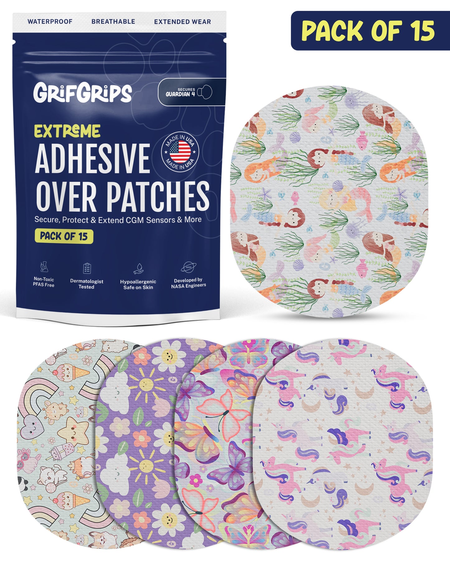 EXTREME - Medtronic Guardian Adhesive Patches - Girl (15 Pack)