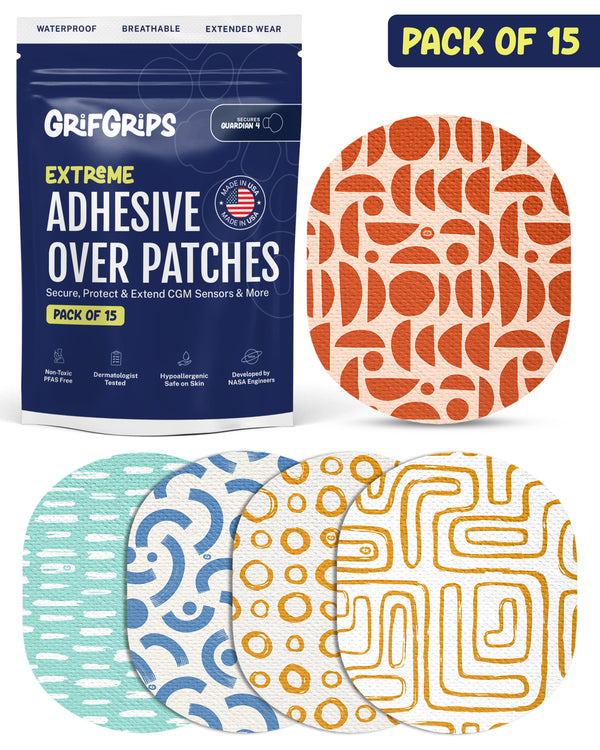 EXTREME - Medtronic Guardian Adhesive Patches - Abstract (15 Pack)