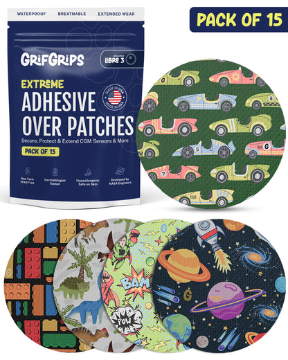EXTREME - Libre 3/3+ Adhesive Patches - Boy (15 Pack)