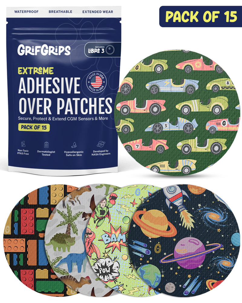 EXTREME - Libre 3/3+ Adhesive Patches - Boy (15 Pack)