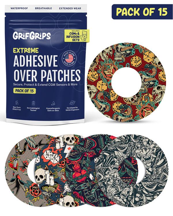 EXTREME - Universal Adhesive Patches - Inked (15 Pack)
