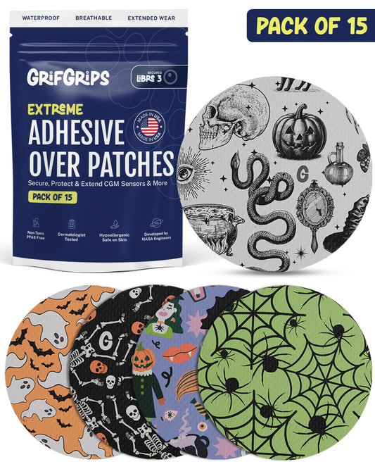 EXTREME - Libre 3/3+ Adhesive Patches - Halloween (15 Pack)