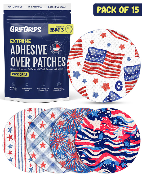EXTREME - Libre 3/3+ Adhesive Patches - America (15 Pack)