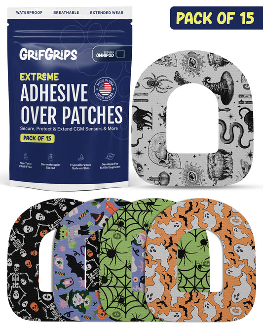 EXTREME - Omnipod Adhesive Patches - Halloween (15 Pack)
