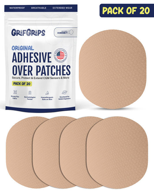 ORIGINAL - Medtronic Guardian Adhesive Patches - Tan (20 Pack)