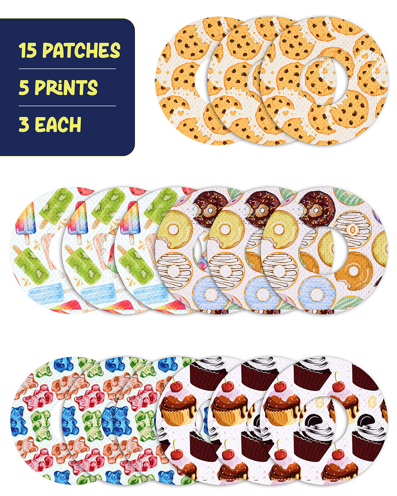 EXTREME - Infusion Sets & Universal Adhesive Patches - Foodie (15 Pack)