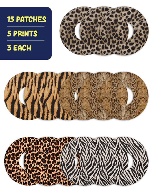 EXTREME - Universal Adhesive Patches - Animal Prints (15 Pack)