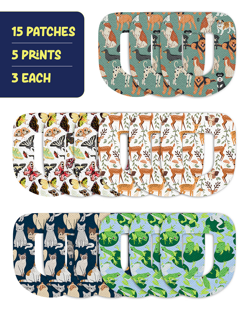 EXTREME - Omnipod Adhesive Patches - Animals (15 Pack)