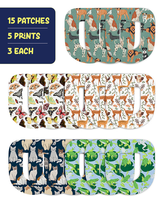 EXTREME - Omnipod Adhesive Patches - Animals (15 Pack)